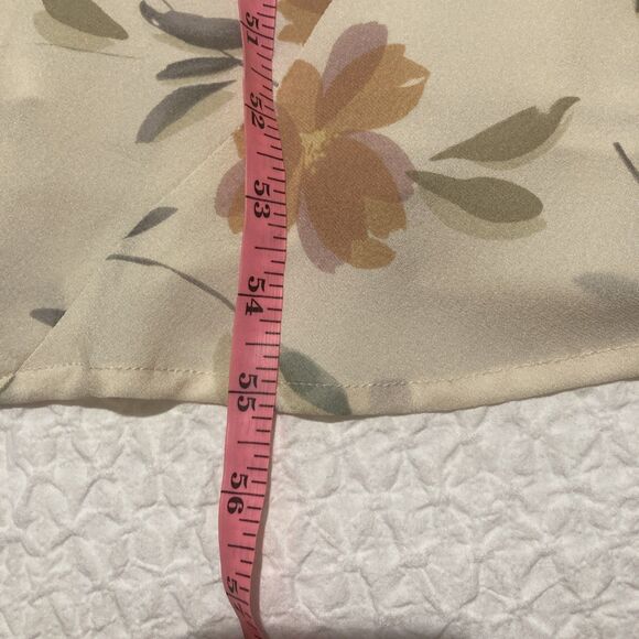 vintage brooks brothers women’s dress 100% silk sz14 maxi floral lined - Picture 5 of 8